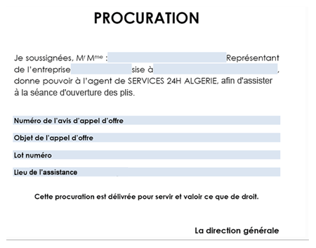Exemple De Lettre De Procuration Conseil Municipal  Covering Letter